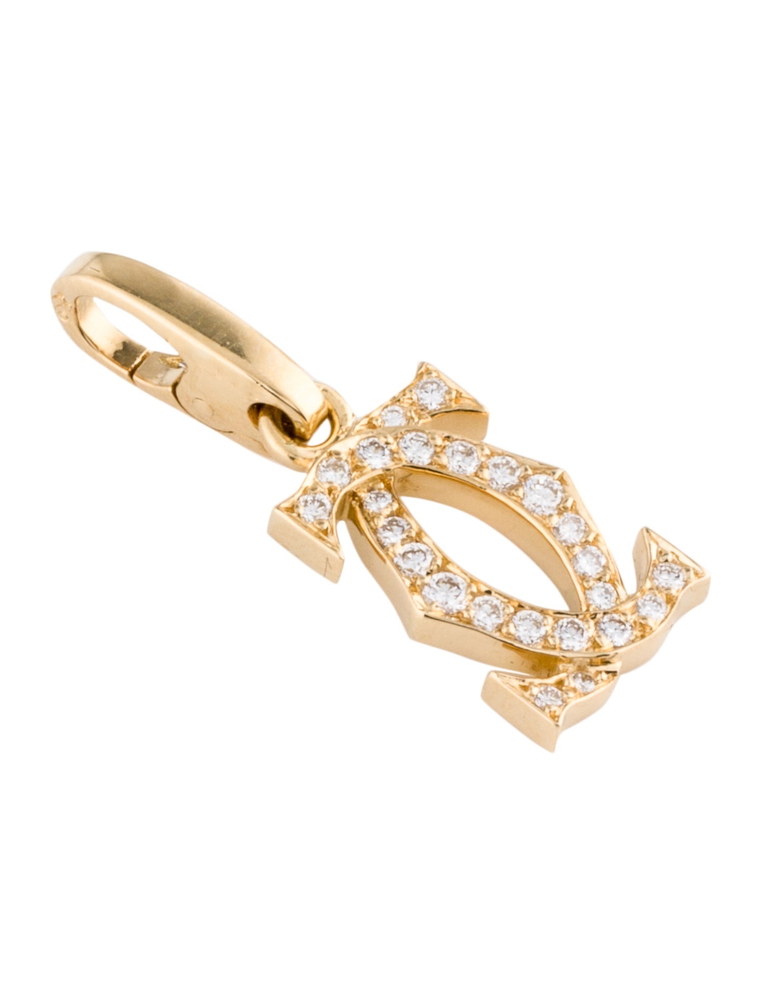 Cartier Vintage Double C de Cartier Decor Charm