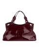 Cartier Patent Leather Top Handle Bag