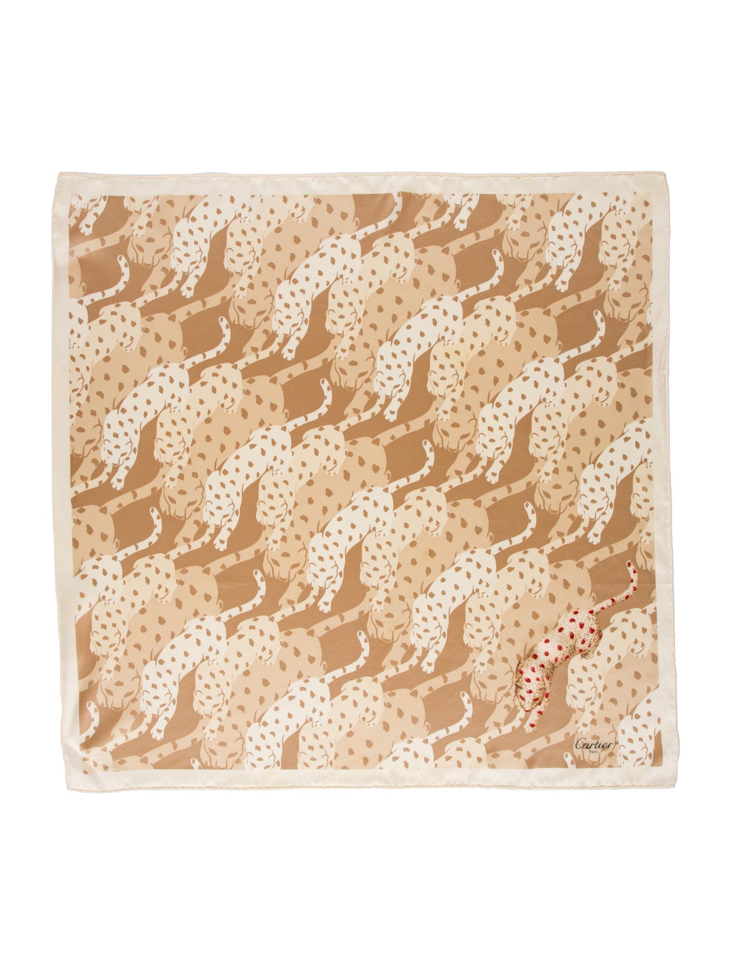 Cartier Silk Printed Scarf