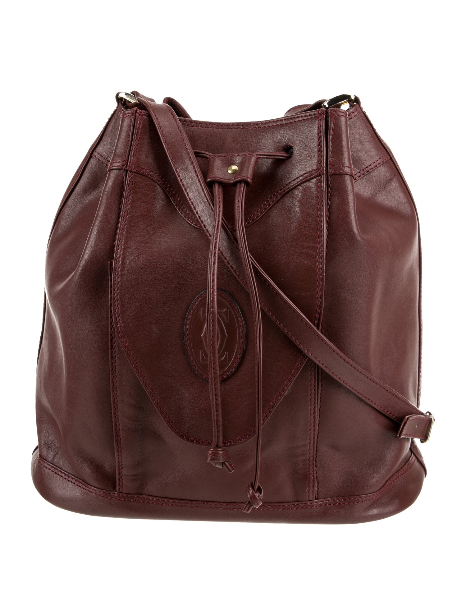 Cartier Leather Bucket Bag Vintage