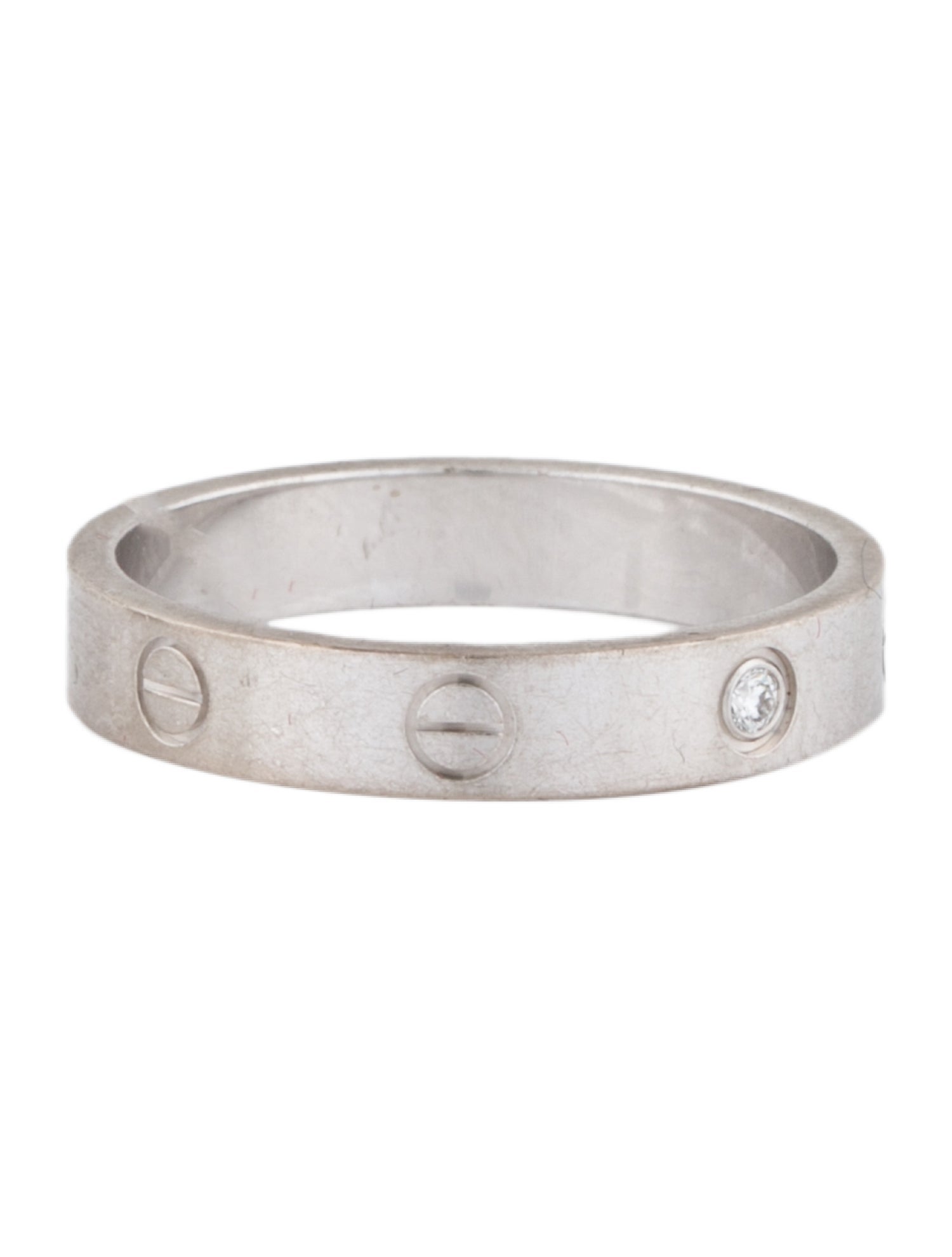 Cartier 1 Diamond LOVE Ring, Small Model