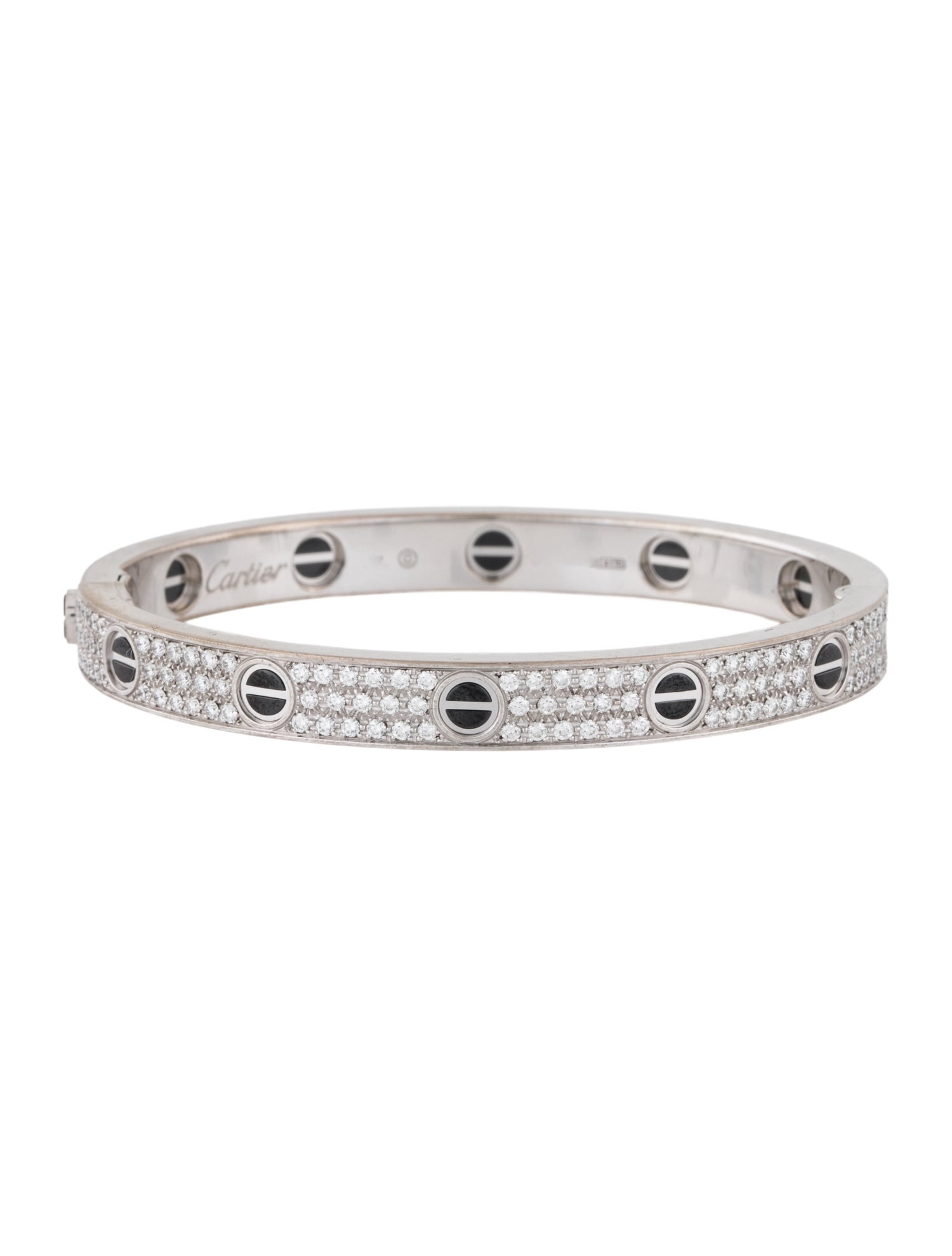 Cartier Ceramic Paved LOVE Bracelet, Classic Model