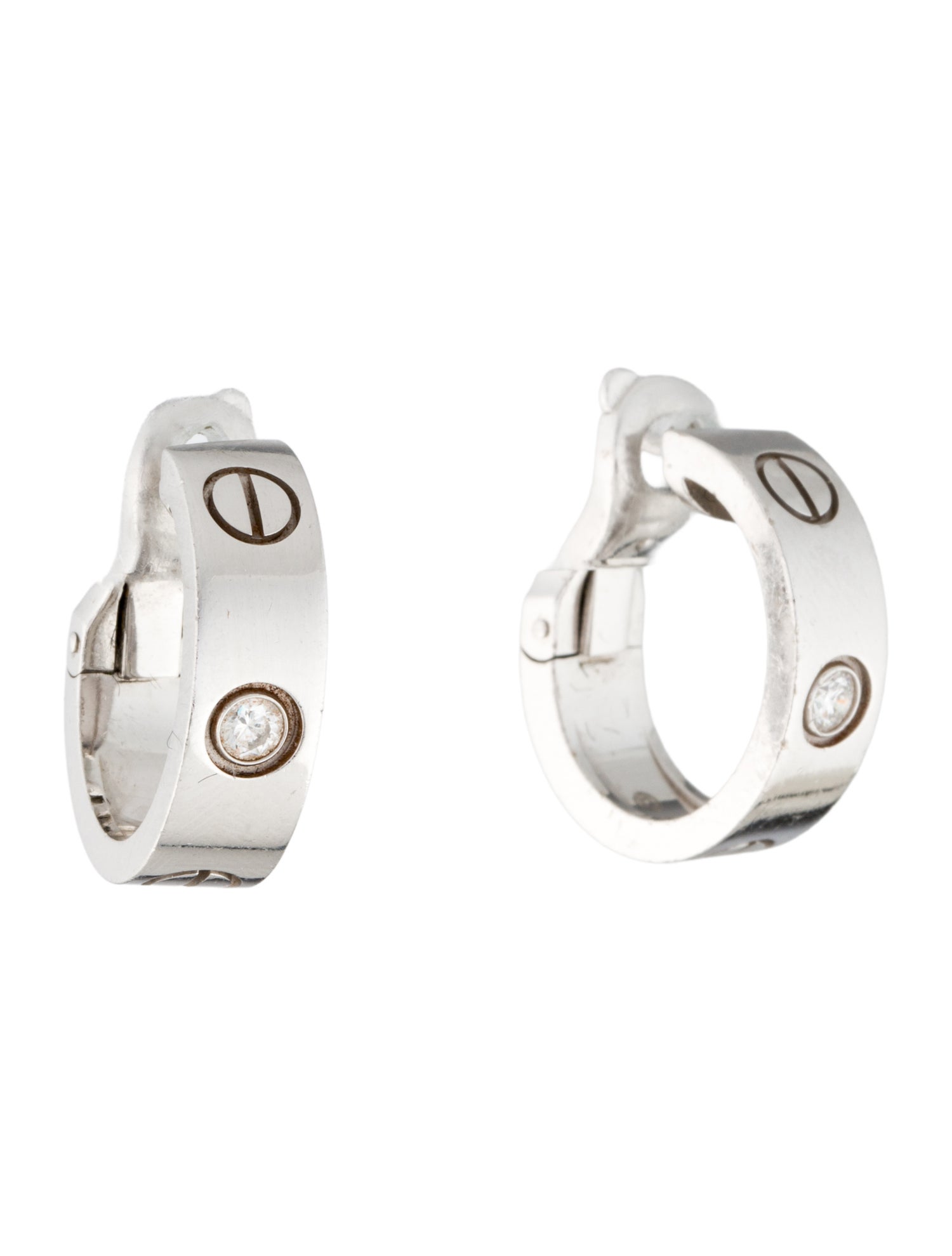 Cartier LOVE Hoop, 2 Diamond Classic Model