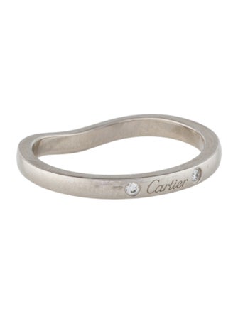 Cartier Ballerine Wedding Band, 3 Diamonds