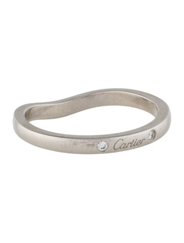 Cartier Band Ballerine Wedding Band, 3 Diamonds 5 | 50