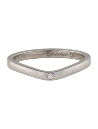 Cartier Ballerine Wedding Band, 3 Diamonds
