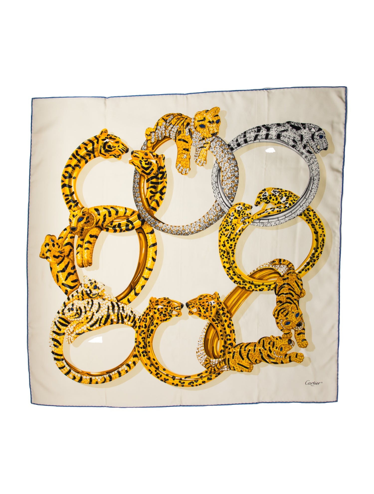 Cartier Silk Printed Scarf