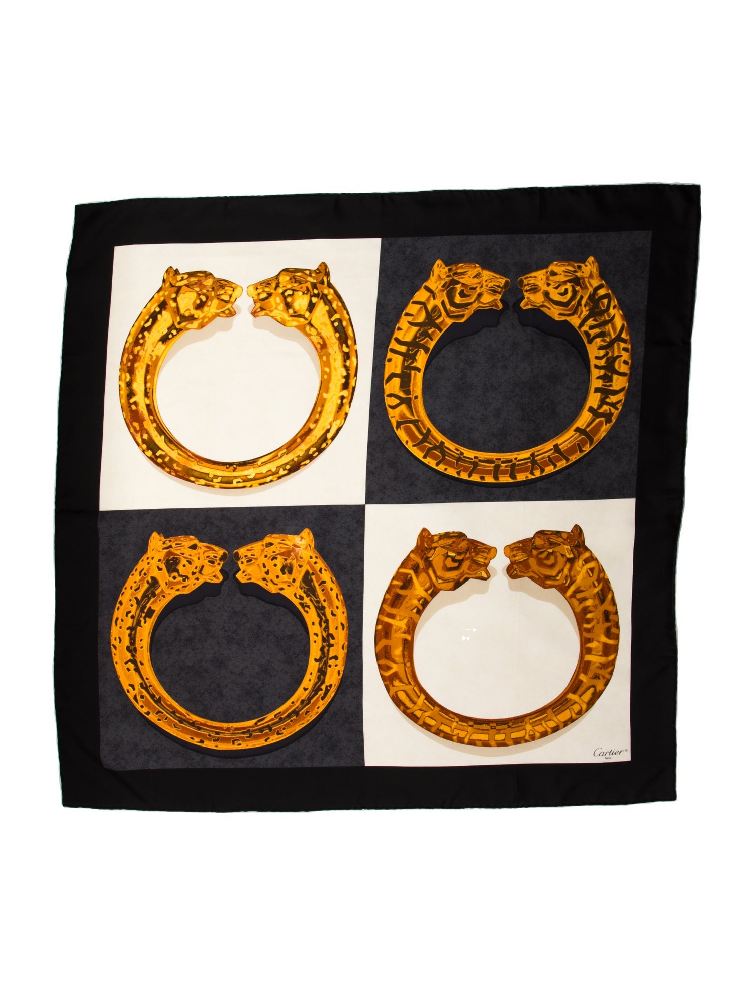 Cartier Silk Printed Scarf