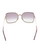 Cartier Oversize Gradient Sunglasses