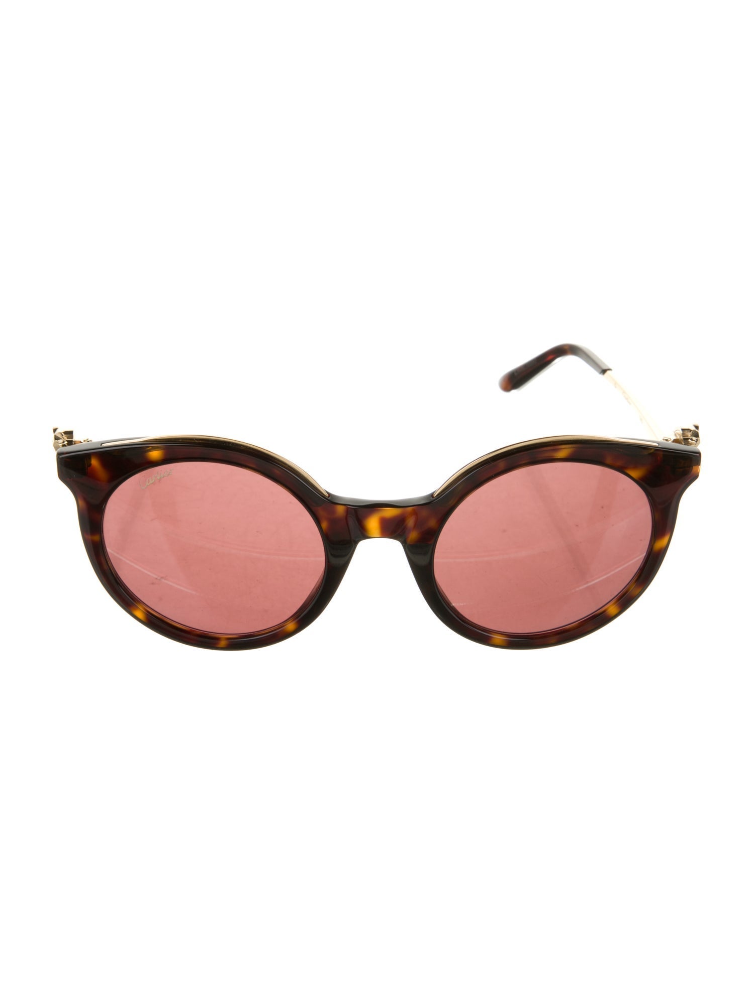 Cartier Cat-Eye Tinted Sunglasses