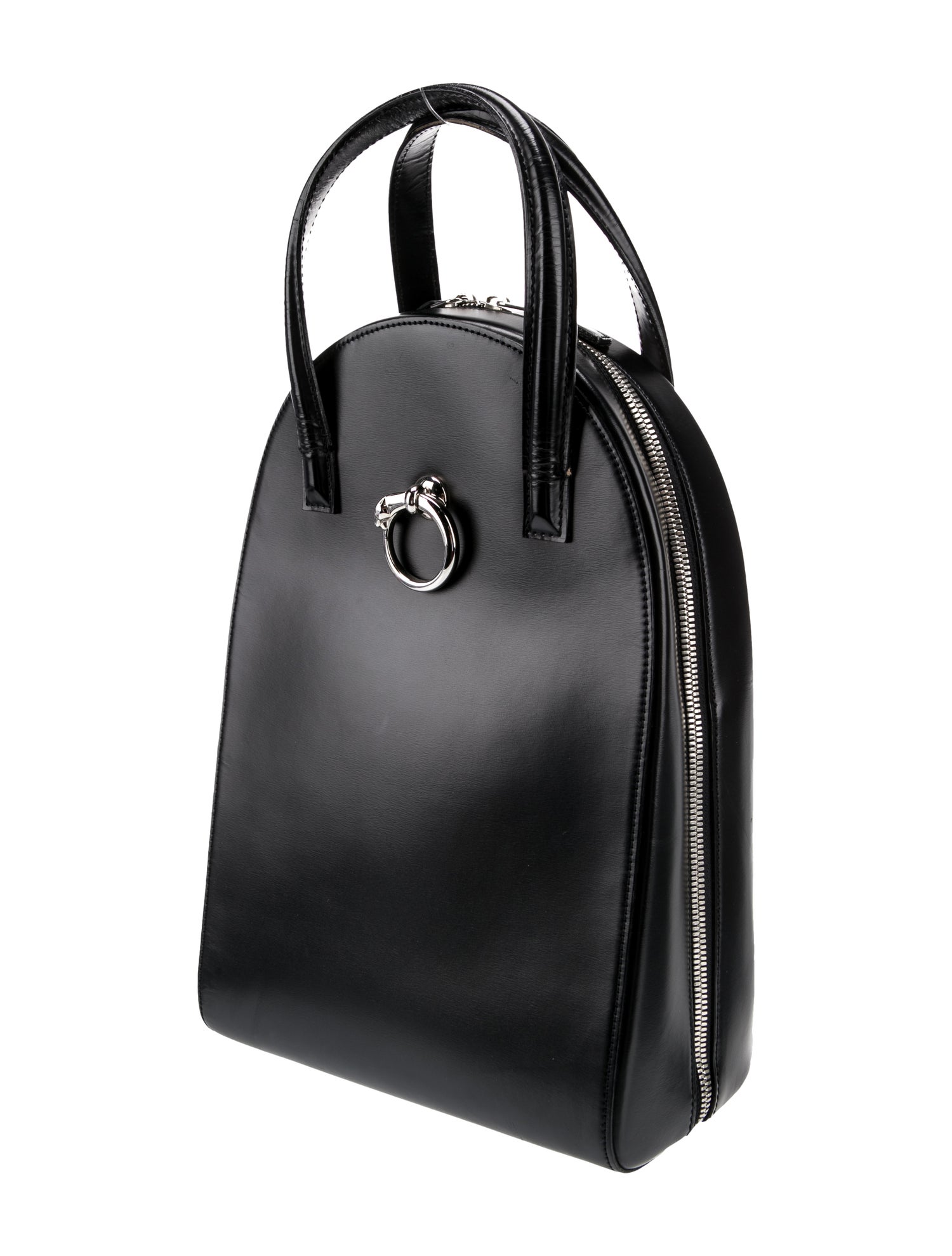 Cartier Leather Top Handle Bag