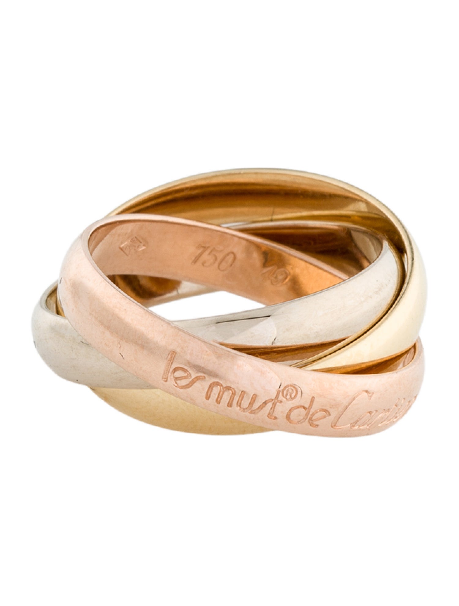Cartier Vintage Les Must de Cartier Trinity Ring