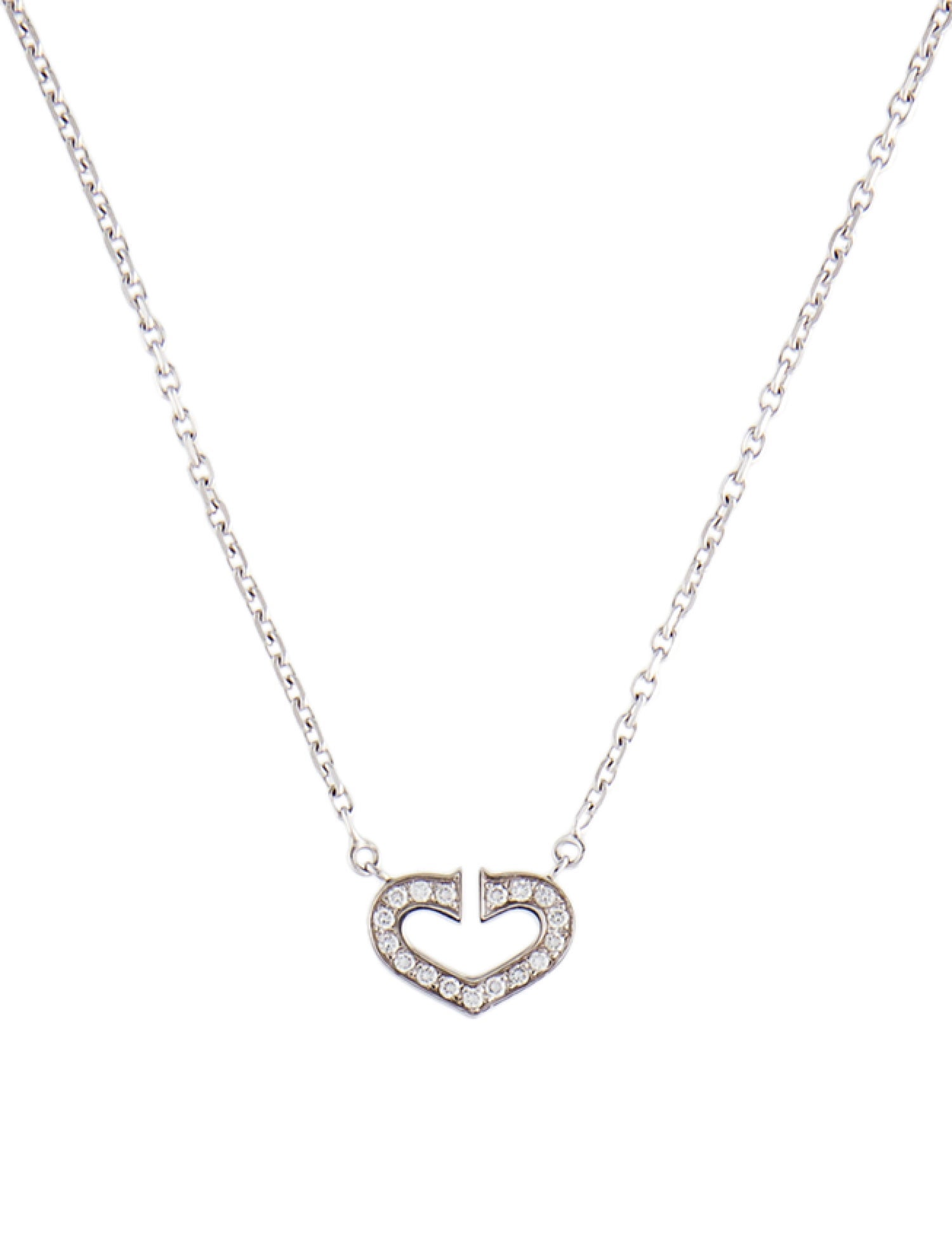 Cartier C de Cartier Heart Pendant Necklace