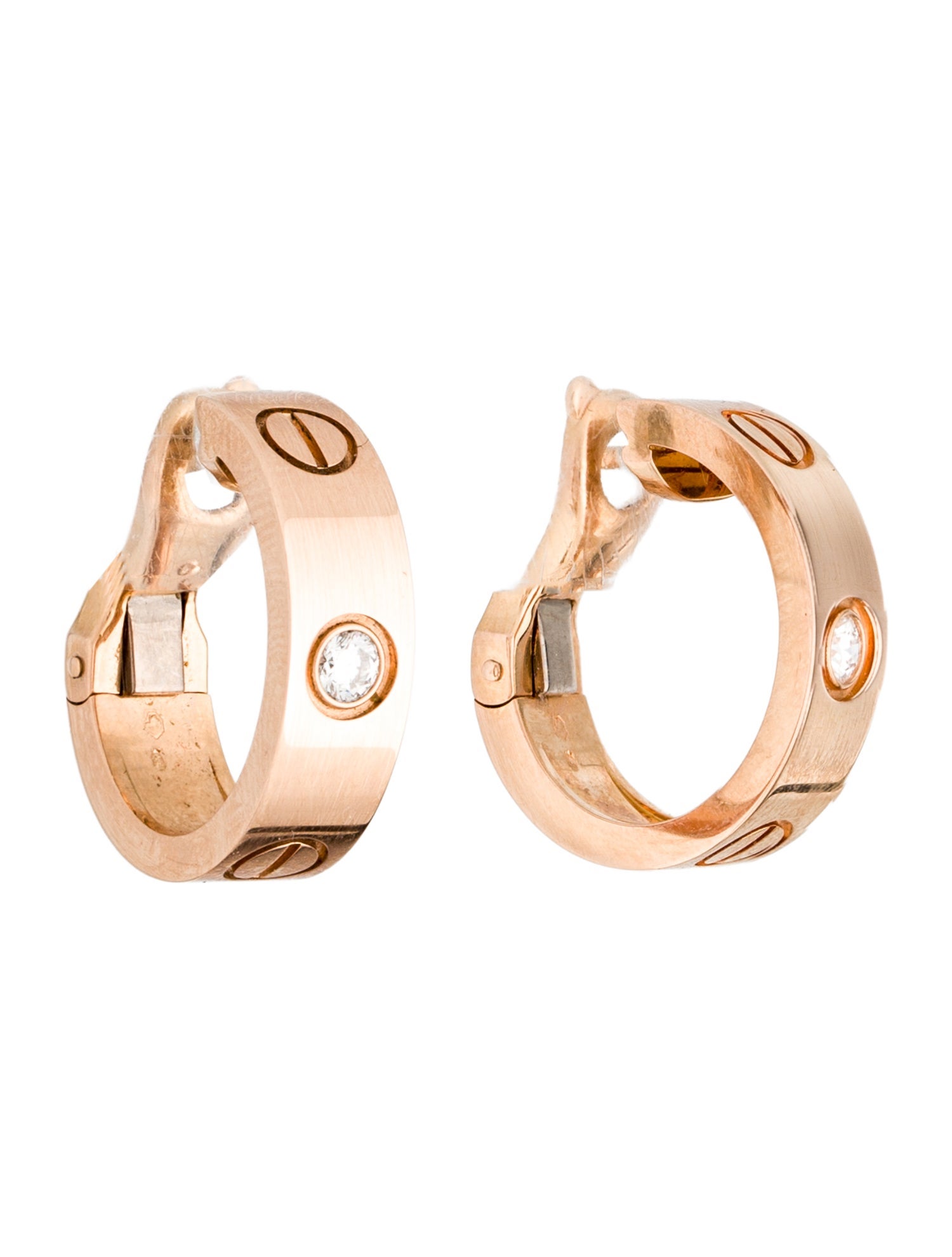 ラブシリーズ★ピアス【Cartier】LOVE single hoop earring ♪ LOVE# earrings, multiwear