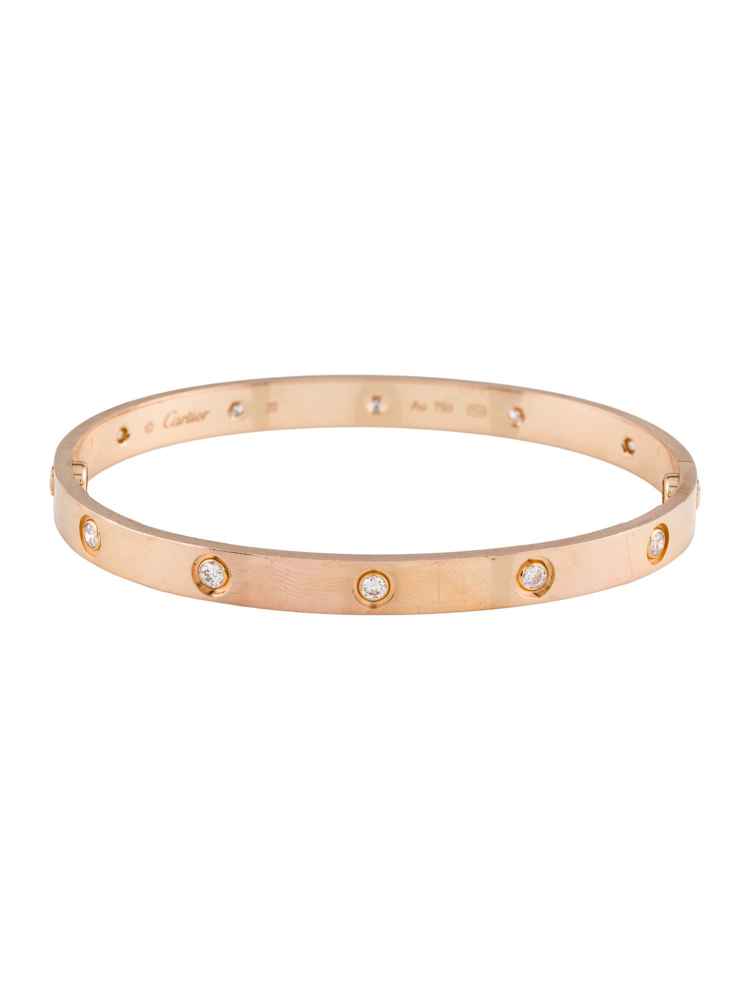 Cartier 10 Diamonds Classic Model LOVE Bracelet