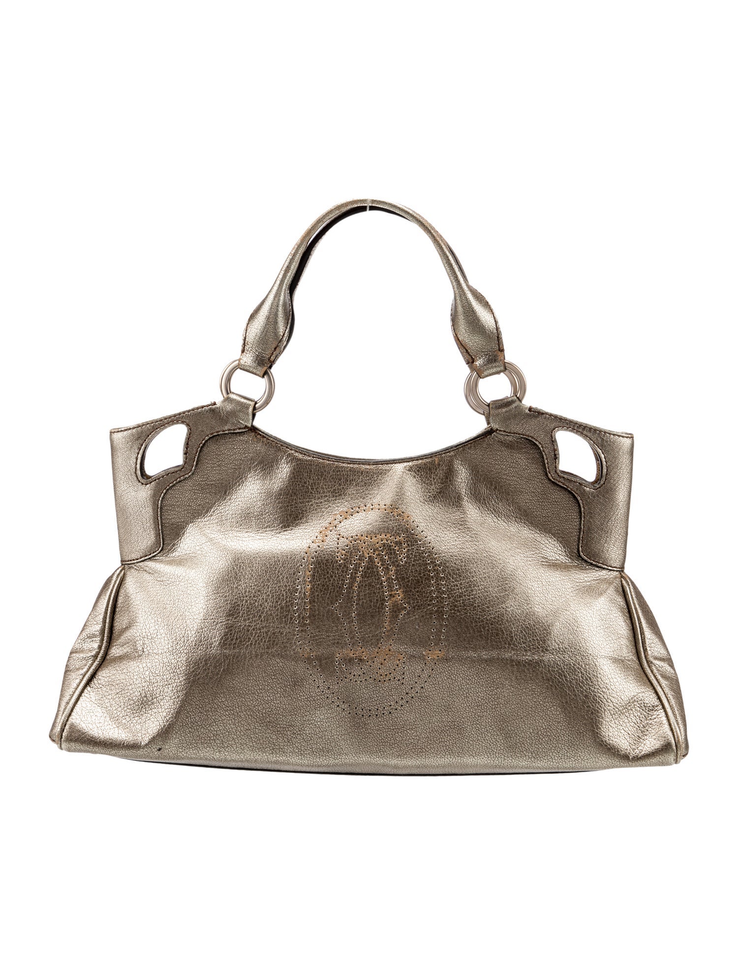 Cartier Leather Top Handle Bag