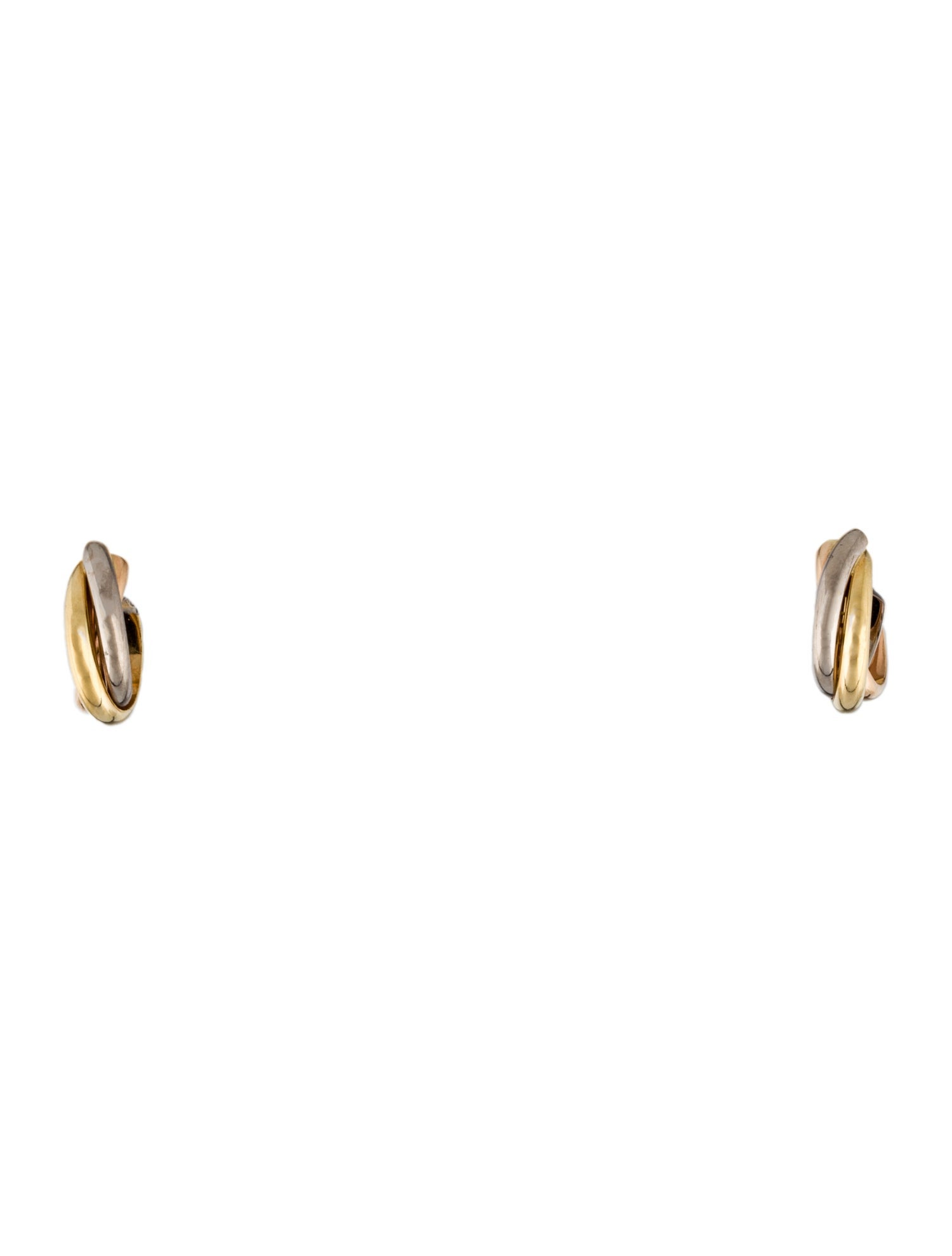 Cartier Vintage Trinity Hoop Earrings