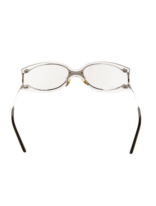 Cartier Pasha de Santos Rimless Shield Sunglasses