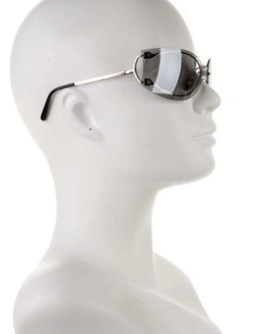Cartier Pasha de Santos Rimless Shield Sunglasses