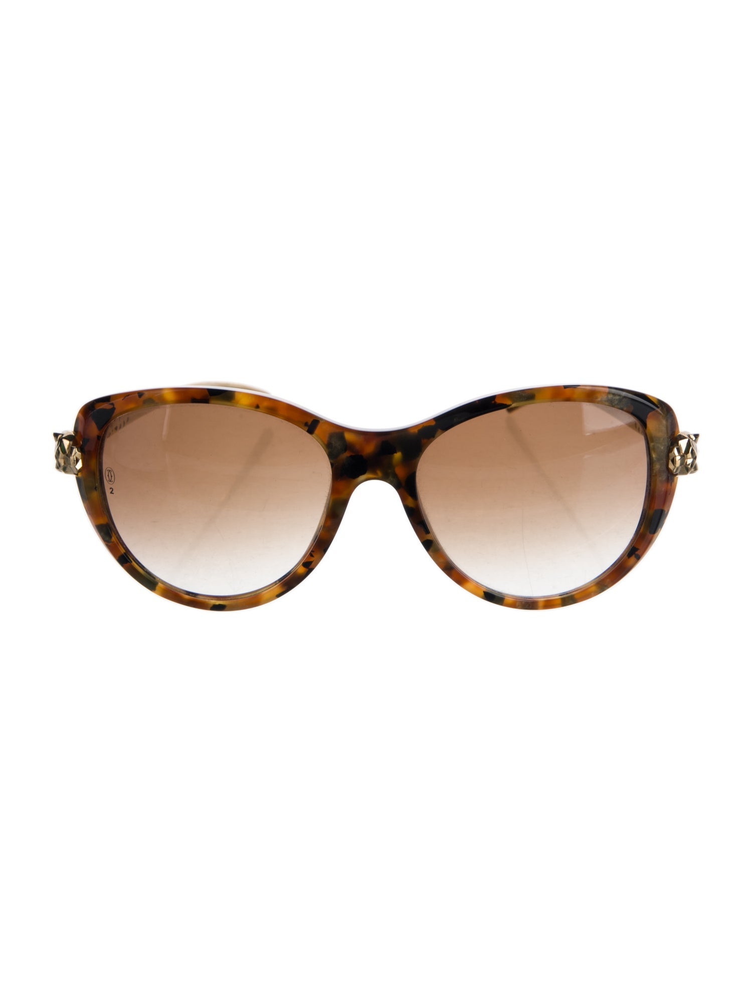 Cartier Panthere Wild De Cartier Oversize Sunglasses