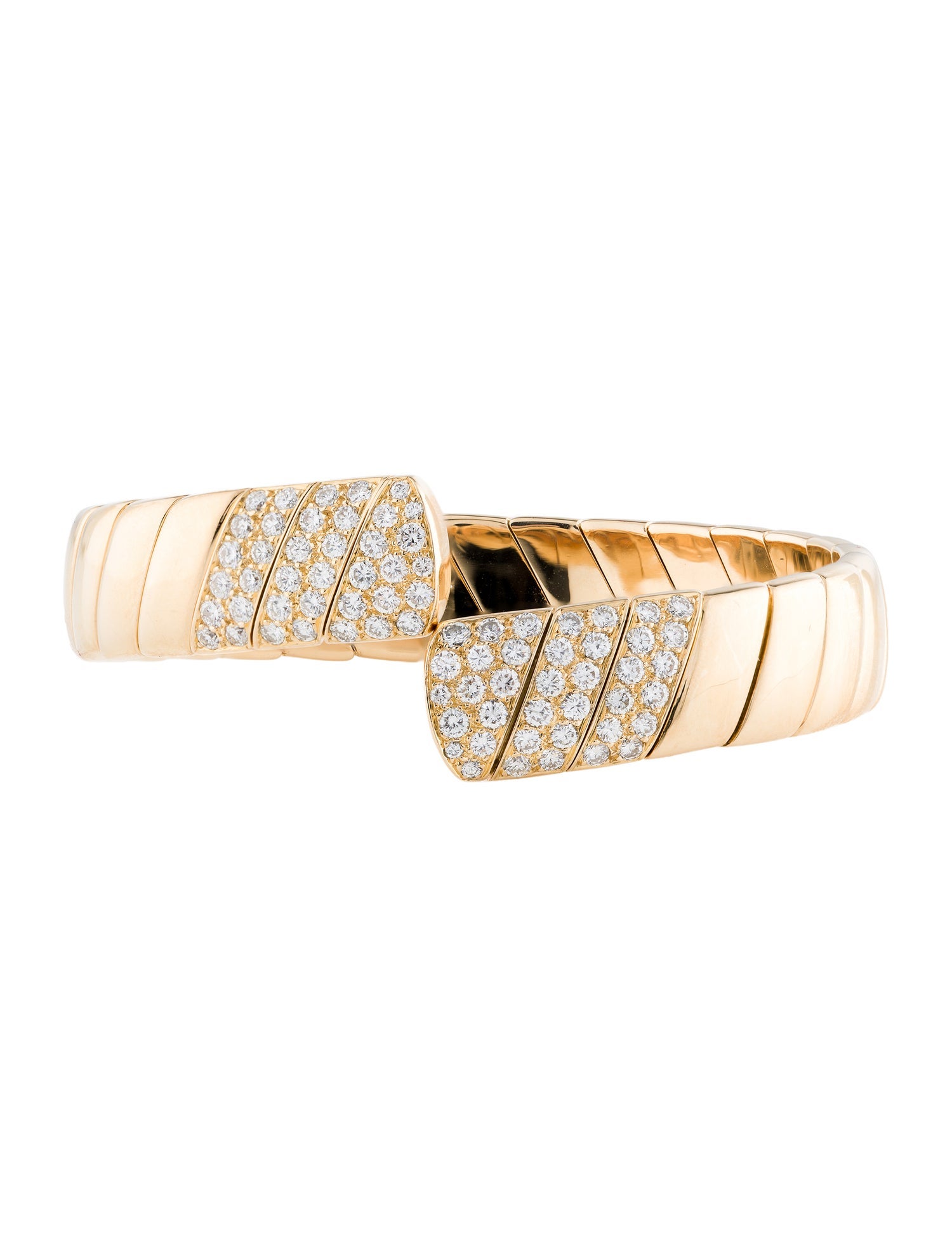 Cartier Vintage Diamond Flex Cuff