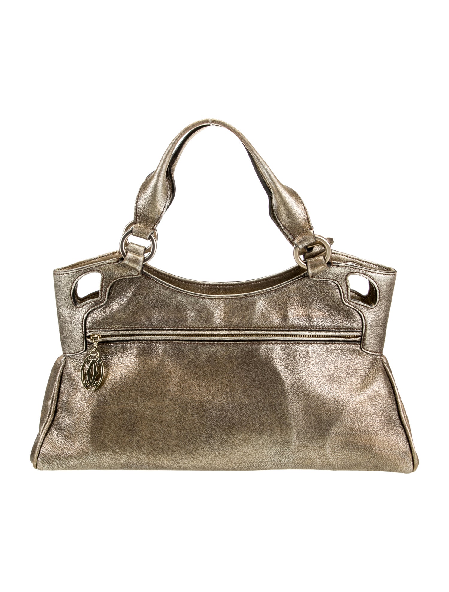 Cartier Leather Top Handle Bag