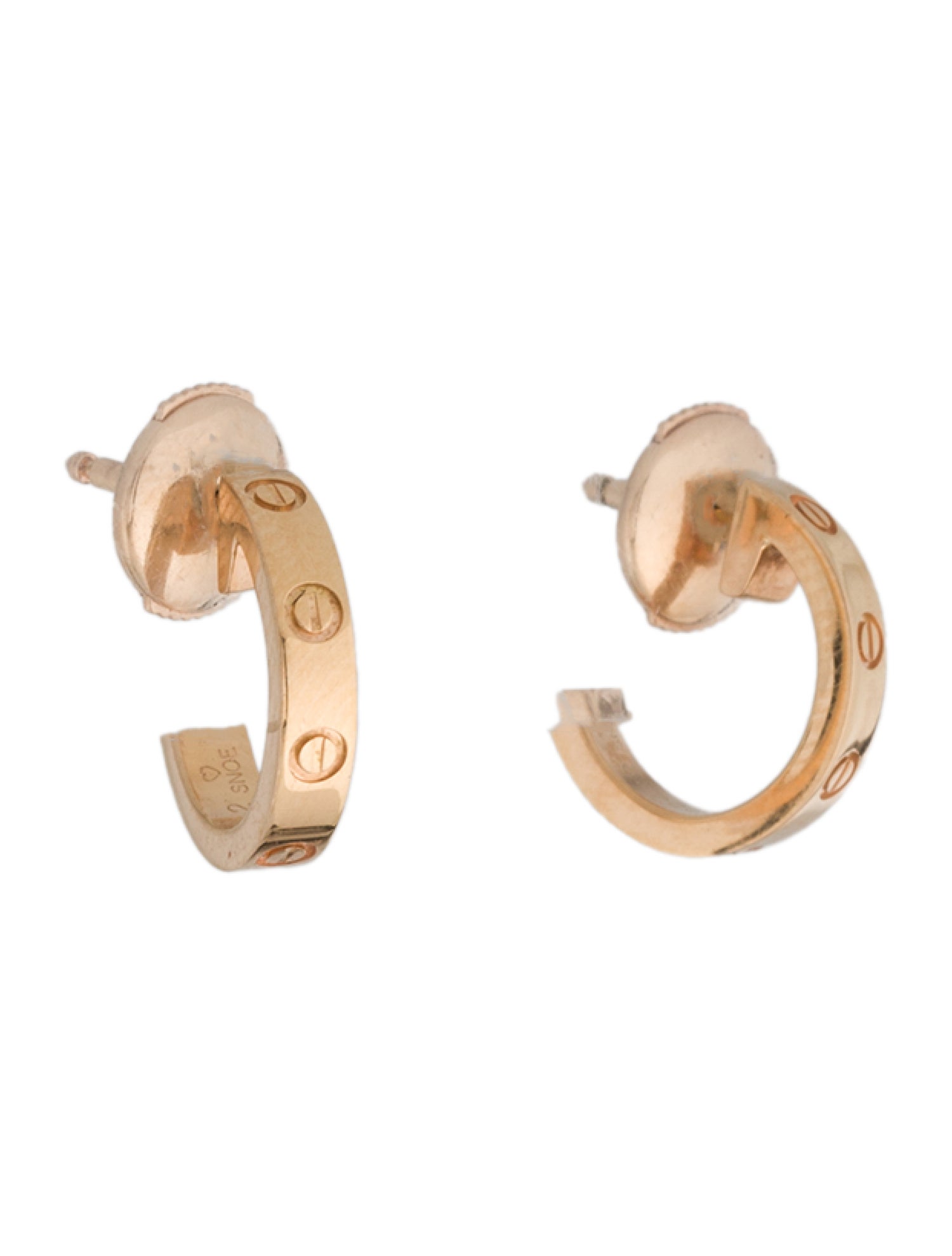Cartier Small LOVE Hoop Earrings