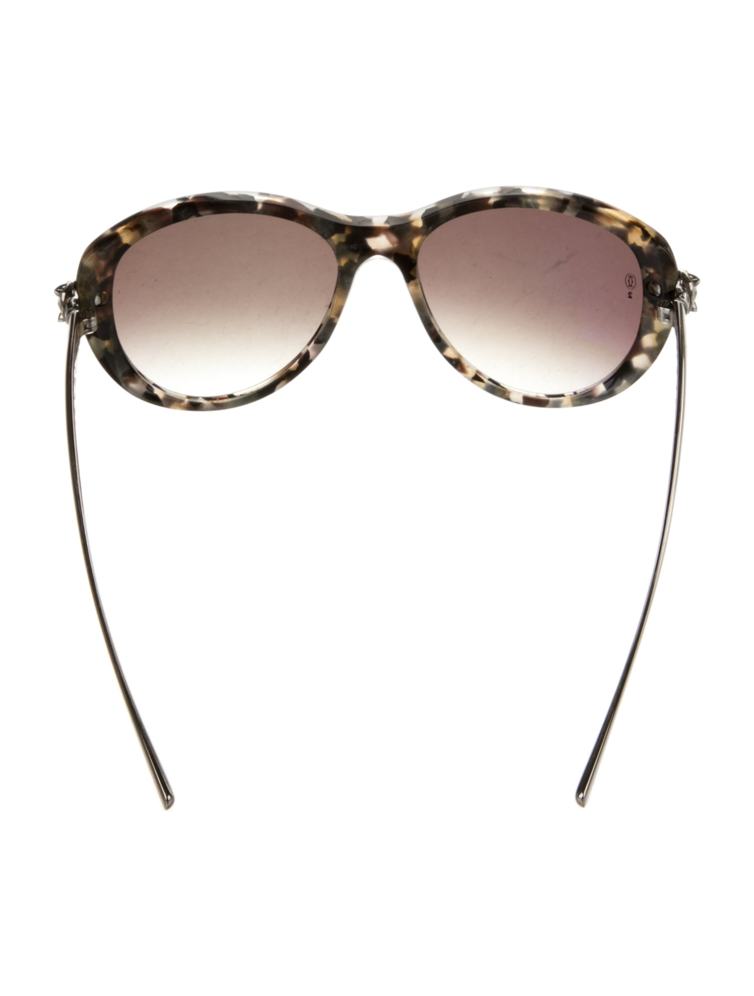 Cartier Panthere Wild De Cartier Cat-Eye Sunglasses