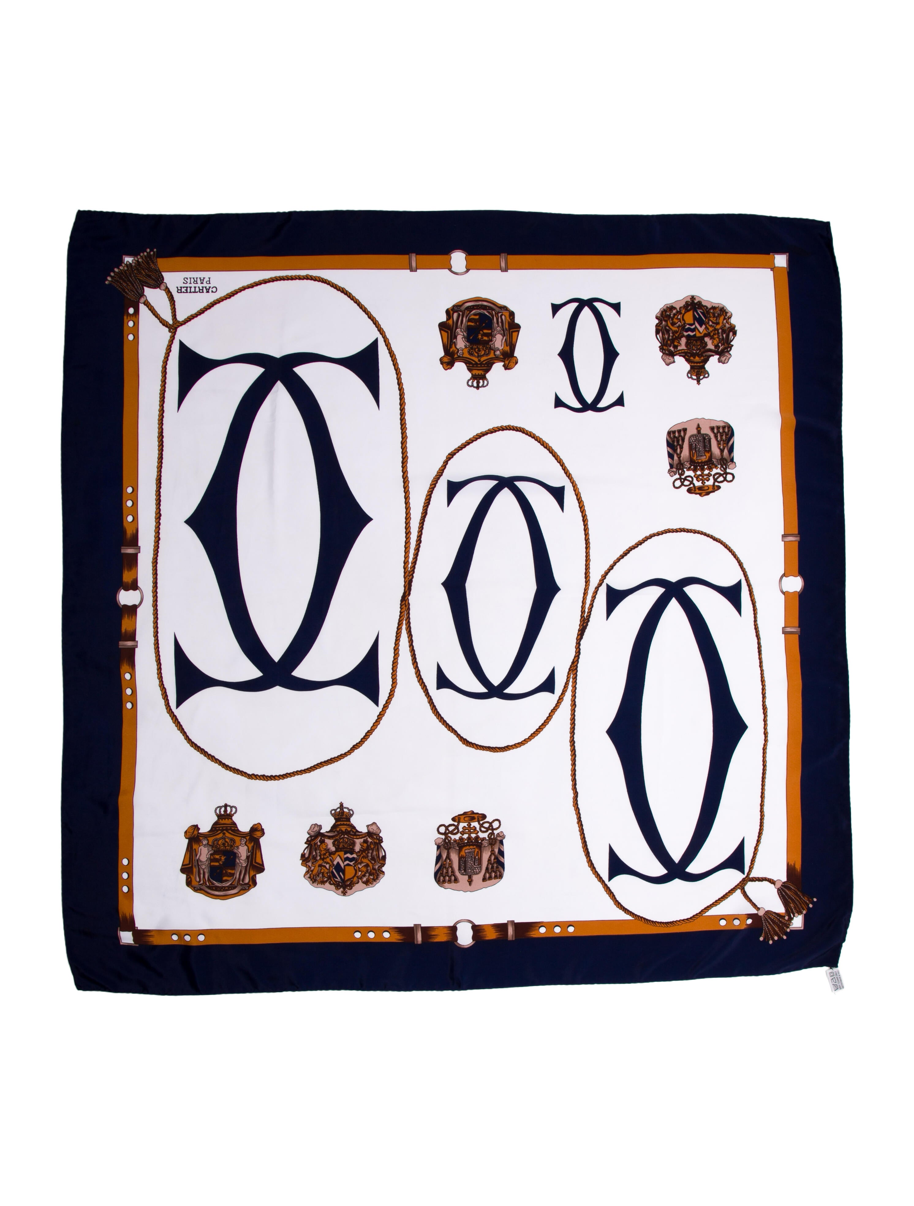 Cartier Silk Printed Scarf
