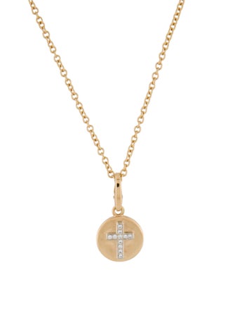 Cartier Vintage Cross Charm Necklace