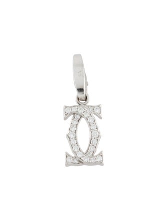 Cartier Diamond Double C Decor Charm