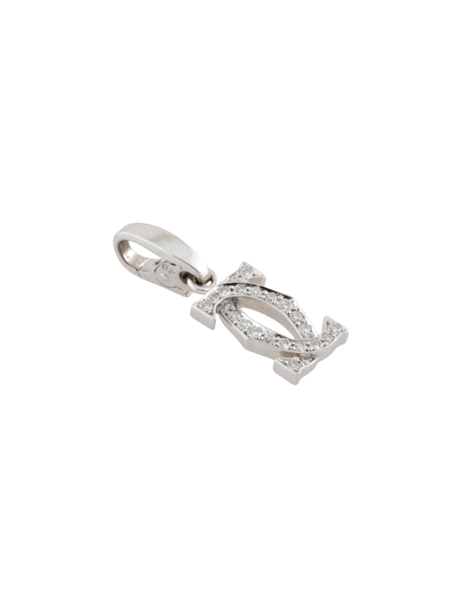 Cartier Diamond Double C Decor Charm