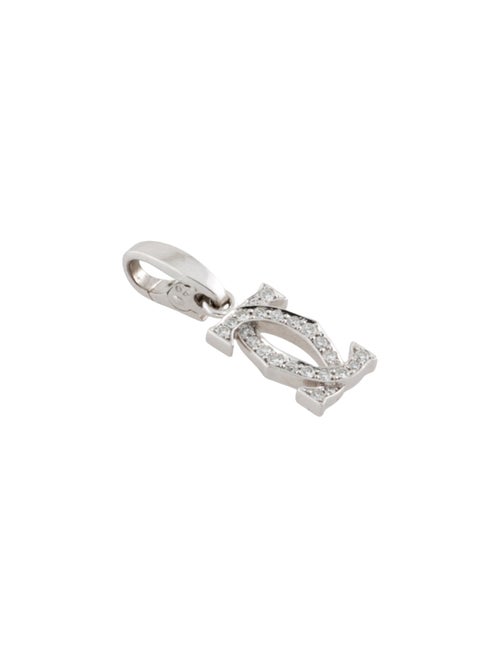 Cartier Diamond Double C Decor Charm