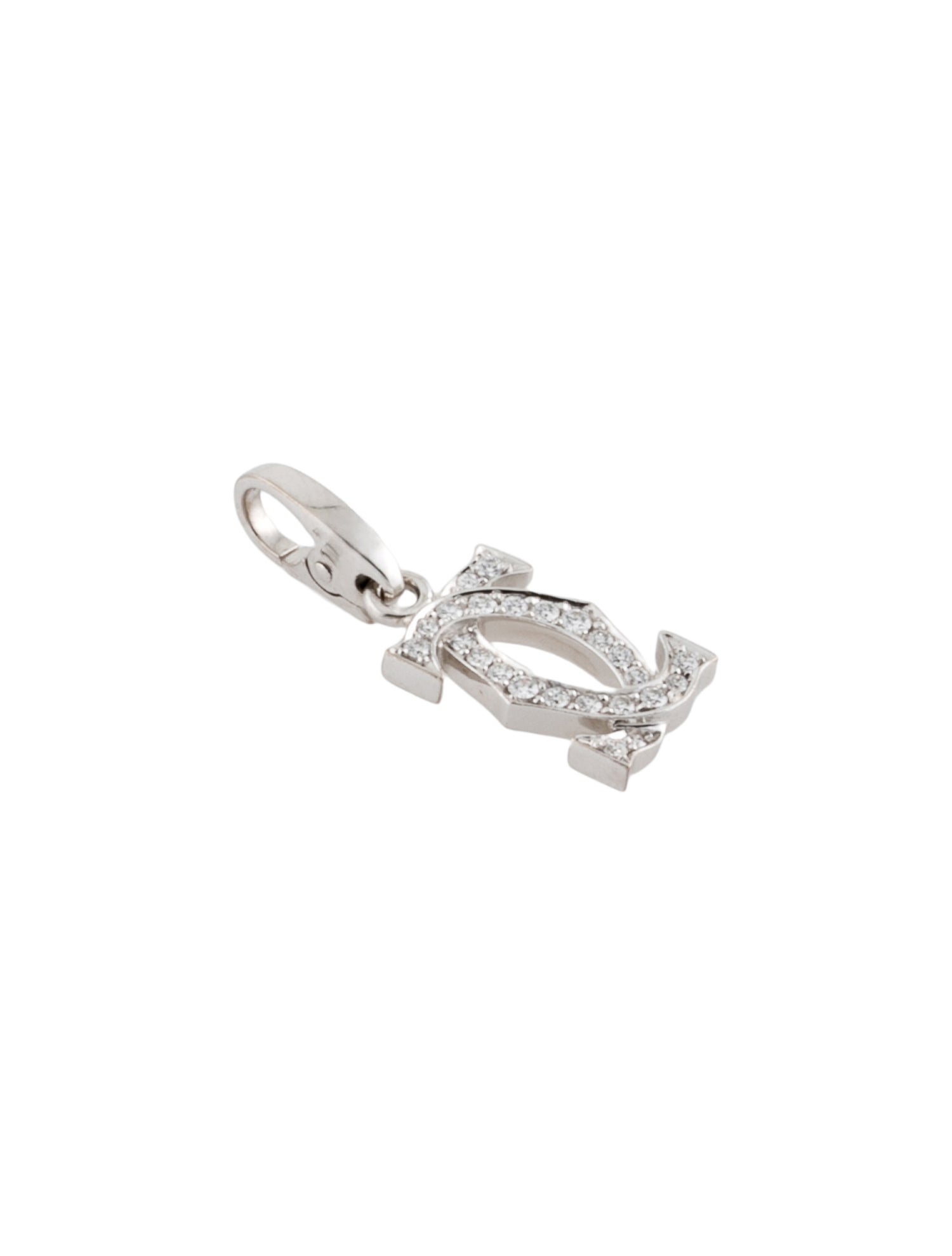 Cartier Diamond Double C Decor Charm