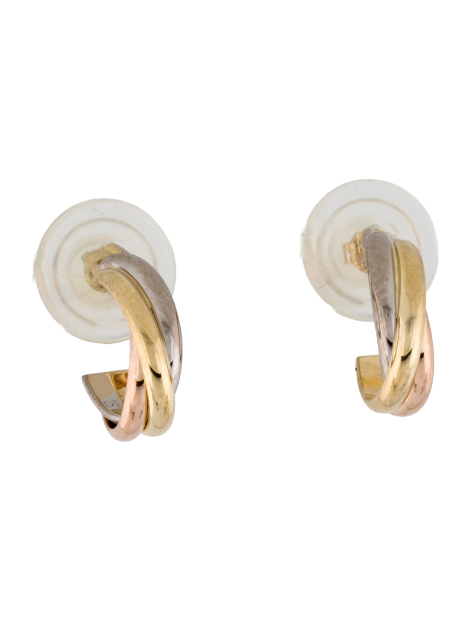 Hermès Medor Picnic Wickered Leather Hoop Earrings - Brown