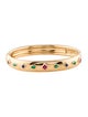 Cartier Multi-Stone Byzantine Bangle Bracelet