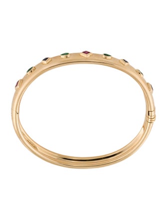 Cartier Multi-Stone Byzantine Bangle Bracelet