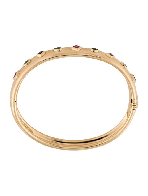 Cartier Multi-Stone Byzantine Bangle Bracelet