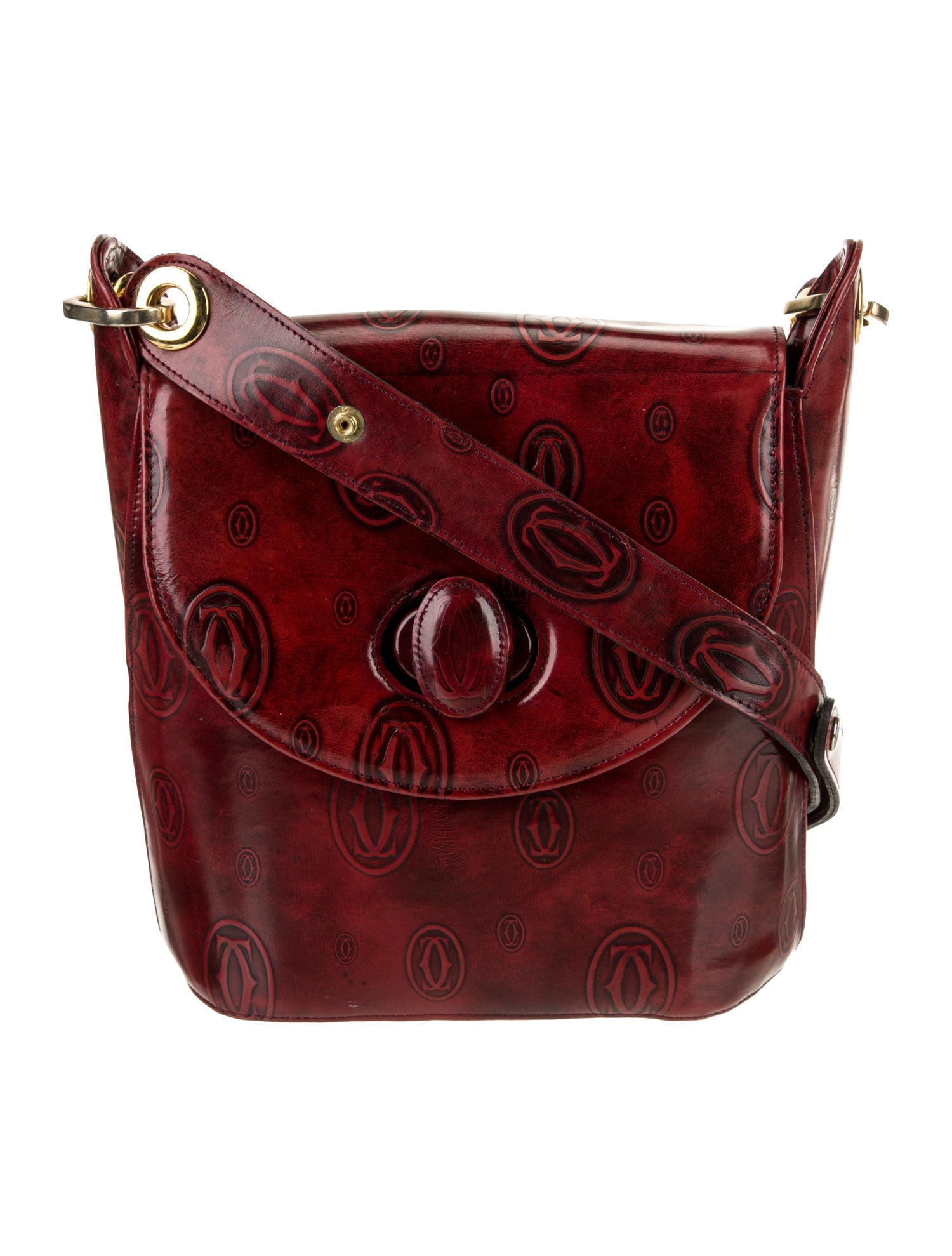 Cartier Leather Shoulder Bag