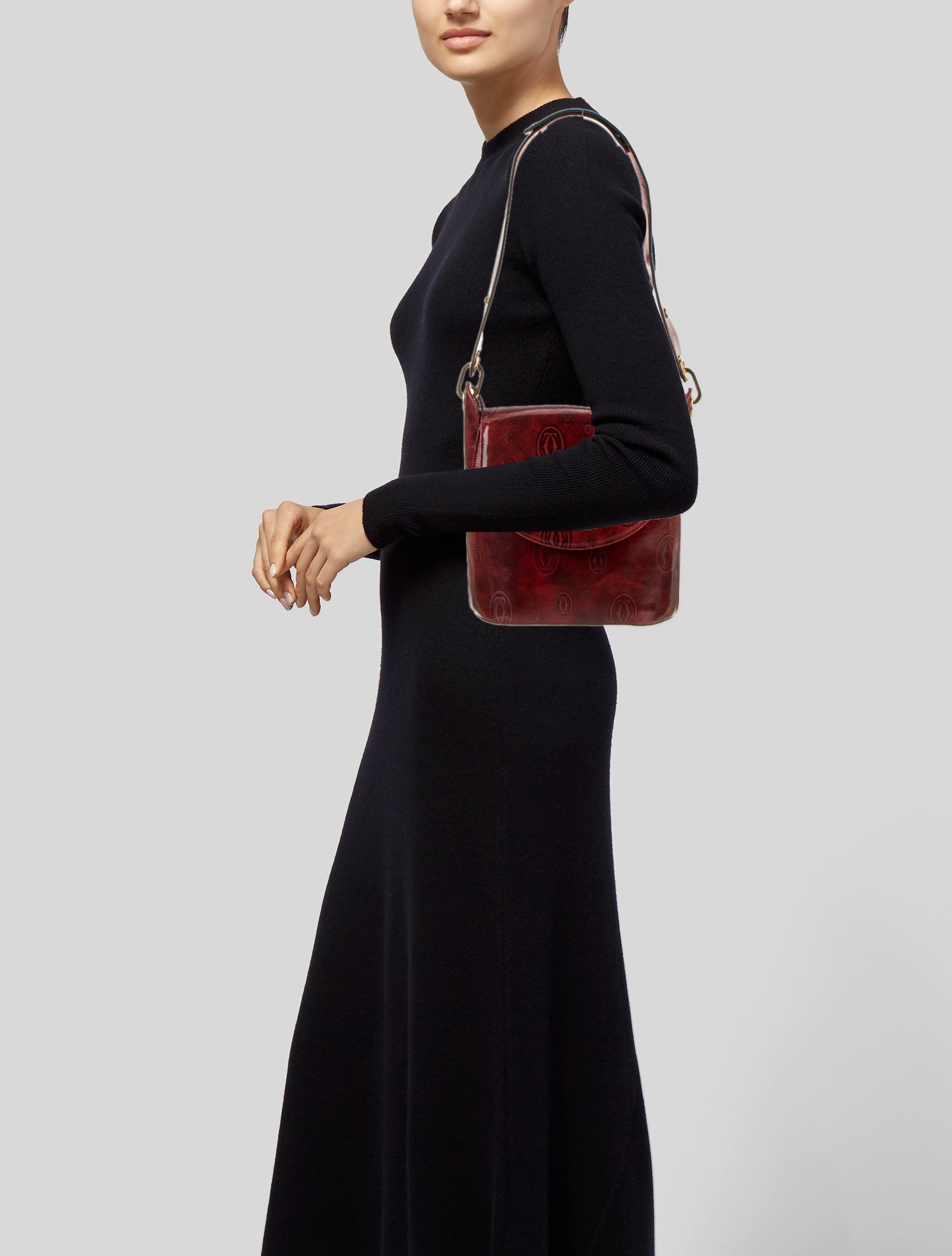 Cartier Leather Shoulder Bag