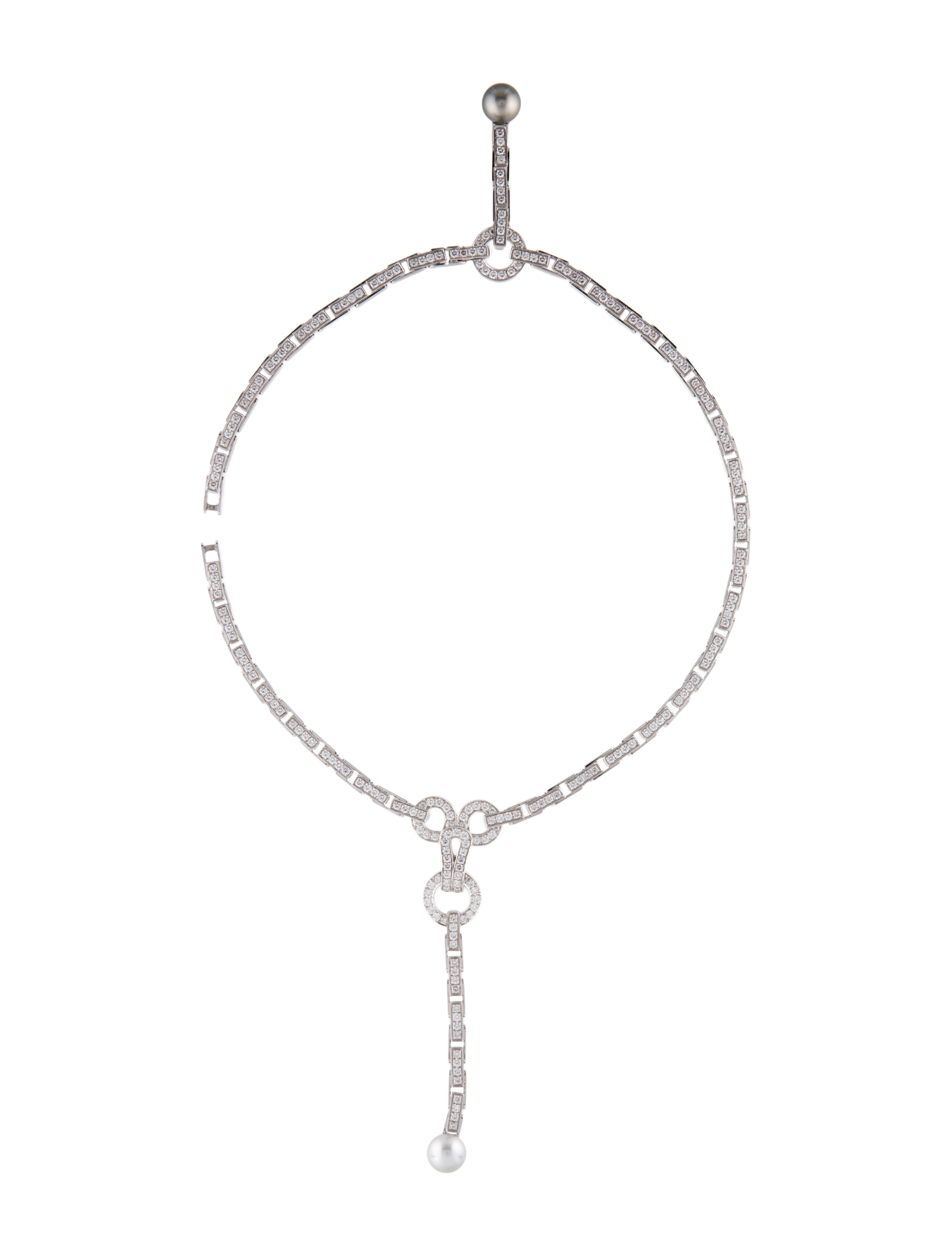 Cartier Pearl Agrafe de Cartier Necklace