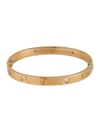Cartier Classic LOVE Bracelet, 4 Diamonds