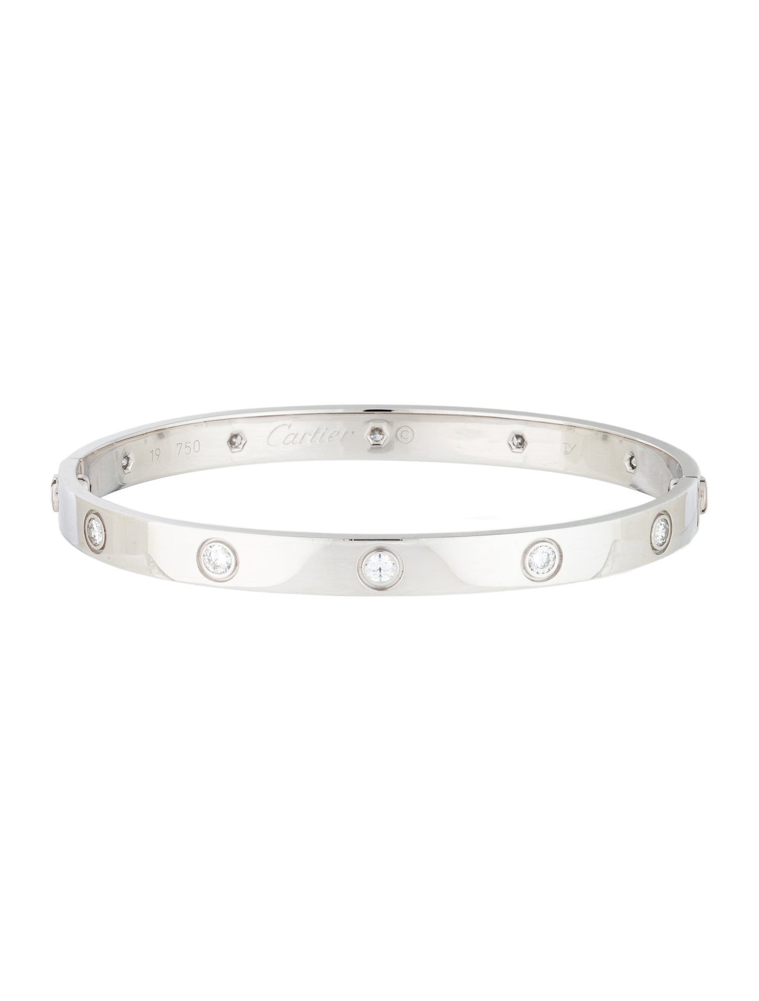 Cartier 10 Diamond LOVE Bracelet, Classic Model