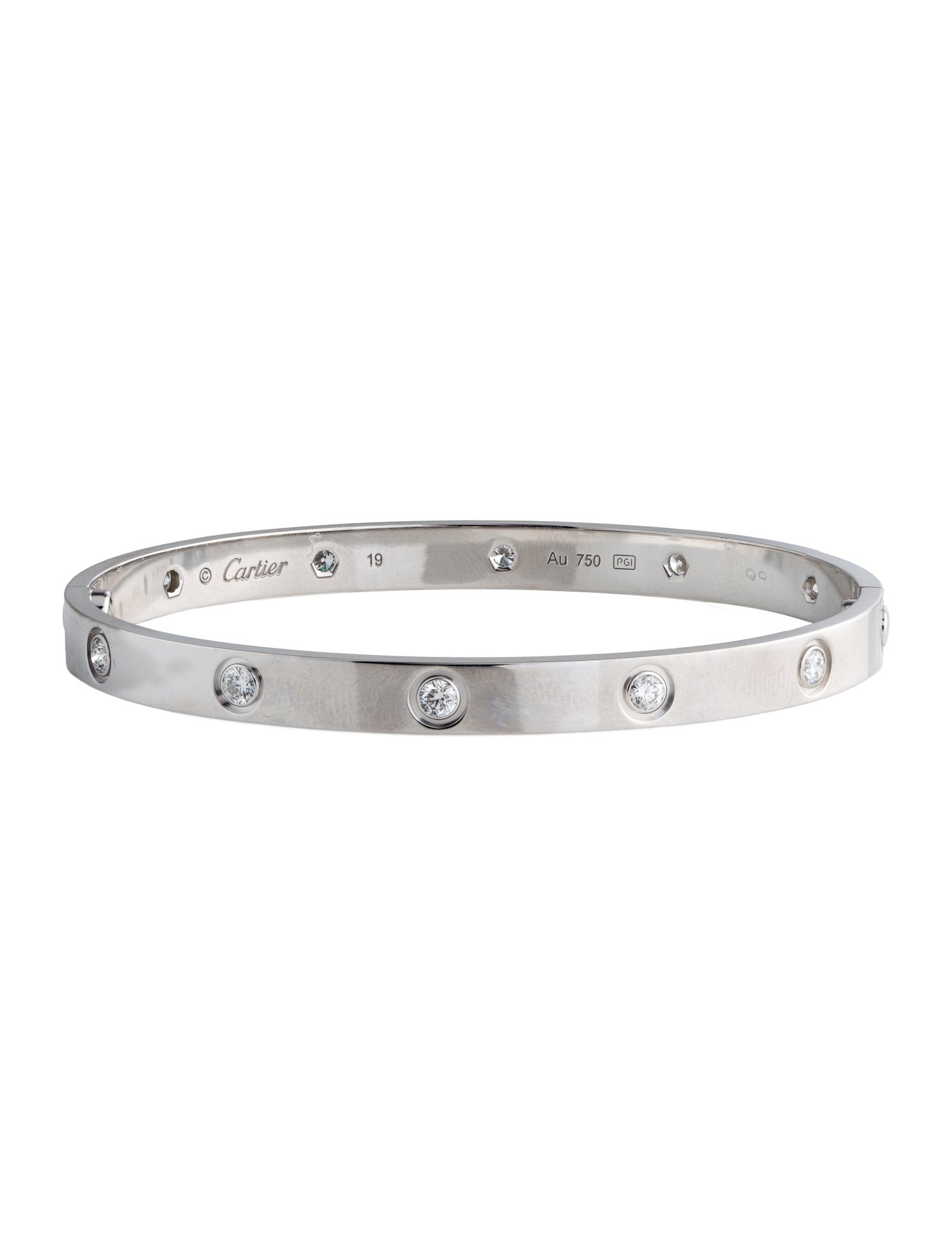 Cartier 10 Diamonds Classic Model LOVE Bracelet