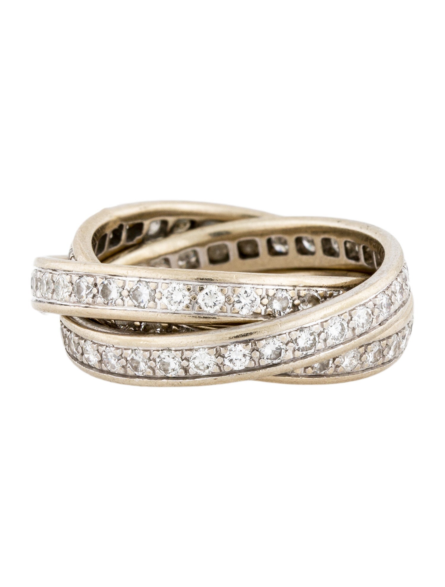 Cartier Vintage Diamond Trinity Ring