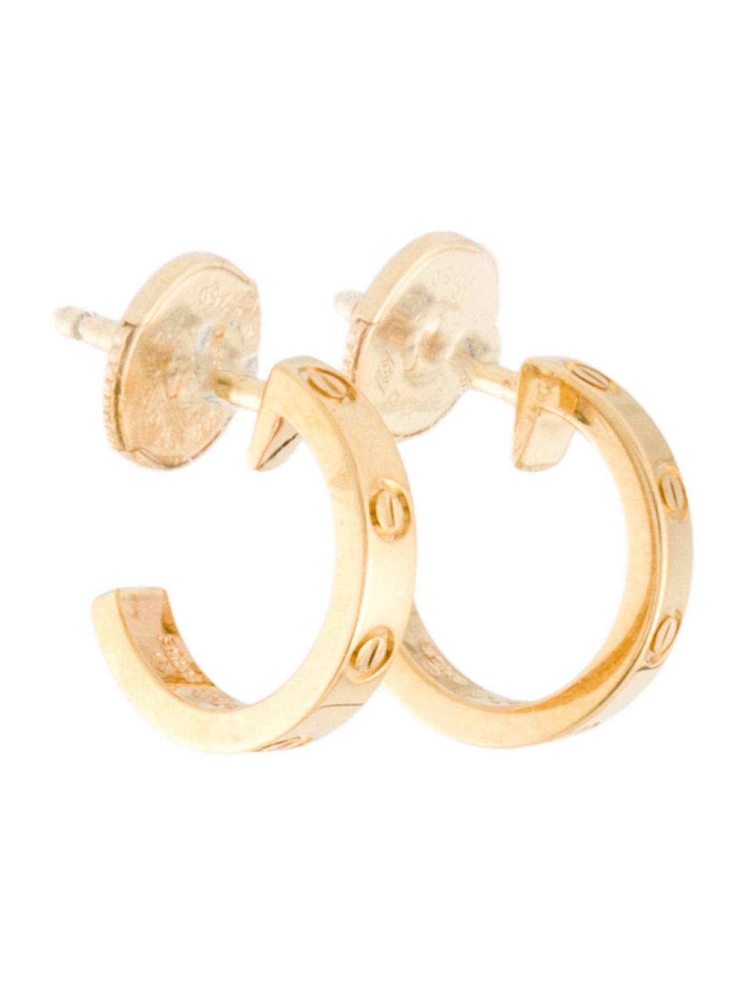 Cartier Small LOVE Hoop Earrings