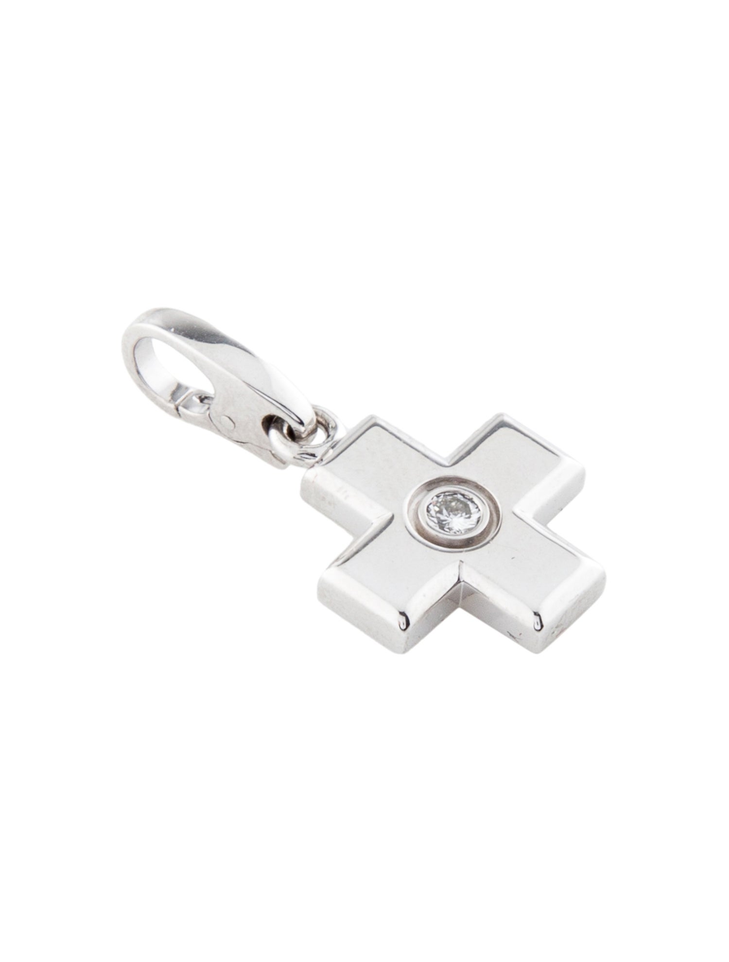 Cartier Diamond Cross Charm