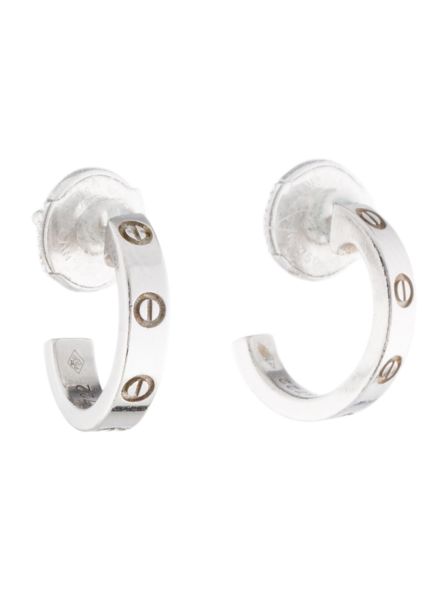 Cartier LOVE Hoop Earrings, Small Model
