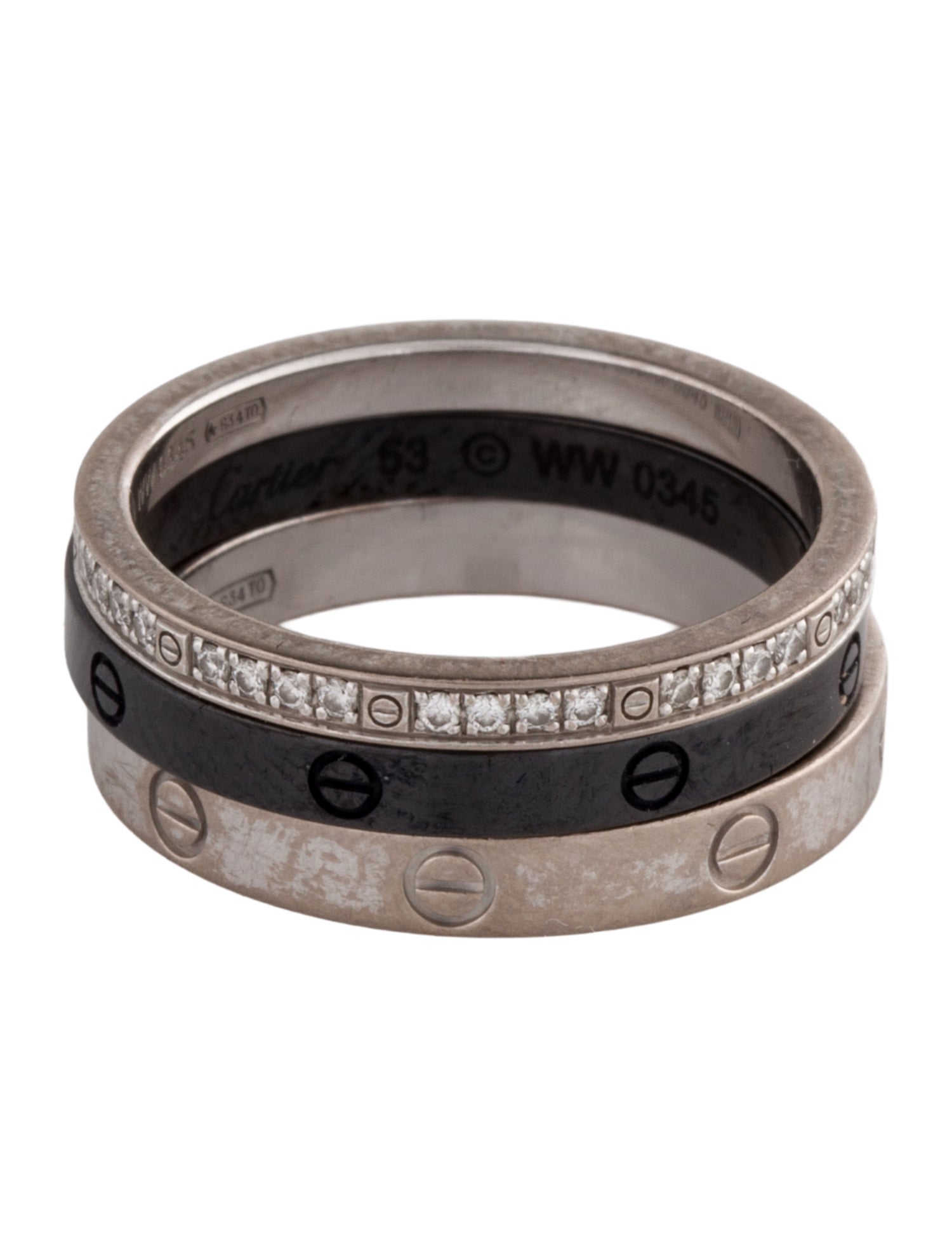 Cartier LOVE Ring Set