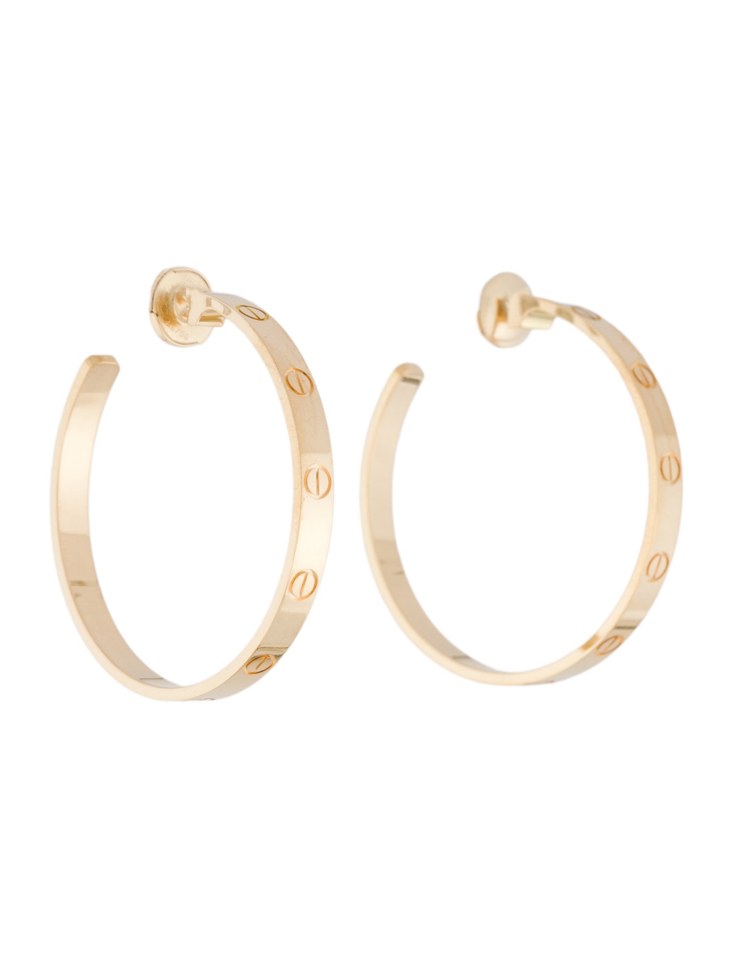 Cartier Large LOVE Hoop Earrings